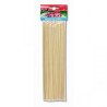 Pincho brocheta bambu 25cm madera