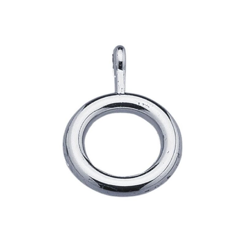 Anilla p/barra cortina acabado cromo