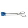 Tenacilla cocina palas anchas silicona/inox -azul-