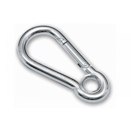 Mosqueton cincado de 8 c/anilla