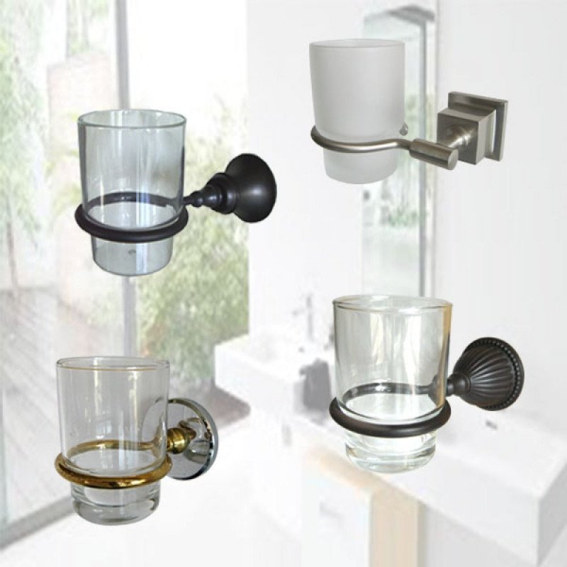 Portavasos baño mod. luna iber cromo