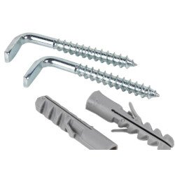 Blister taco 8mm + alcayata 20x70 -4 ud-