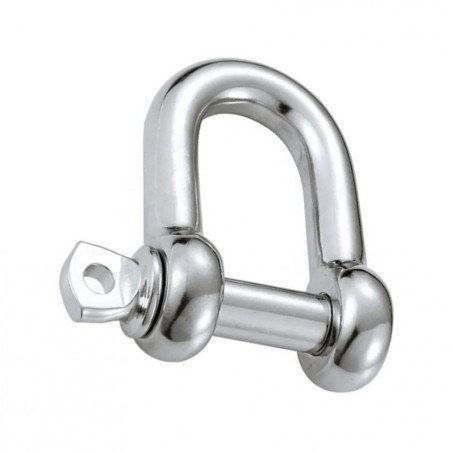 Grillete recto zincado de 5