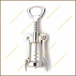 Sacacorchos cremallera punta acero 17 cm