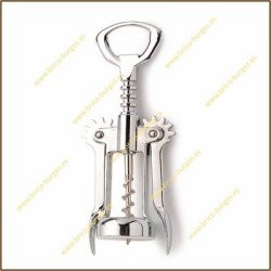 Sacacorchos cremallera punta acero 17 cm