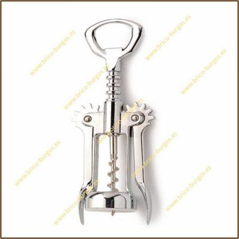 Sacacorchos cremallera punta acero 17 cm