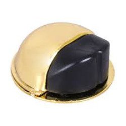 Tope para puertas adhesivo 400-50 -oro goma negra-