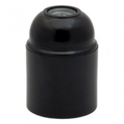 Portalamparas e27 negro