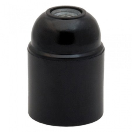 Portalamparas e27 negro