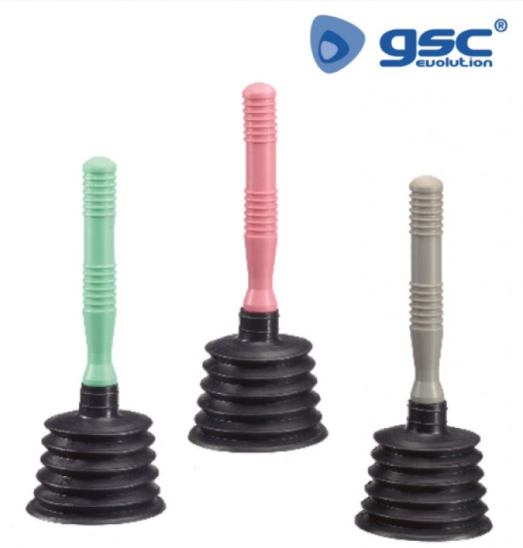 Desatascador goma manual