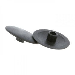 Embellecedor cubre-tornillos mod. 20-17 -negro-