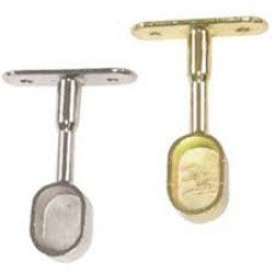 Soporte barra oval armario terminal oro -2 ud-