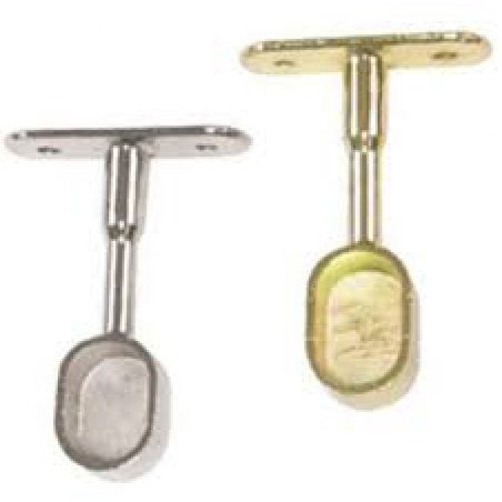 Soporte barra oval armario terminal oro -2 ud-