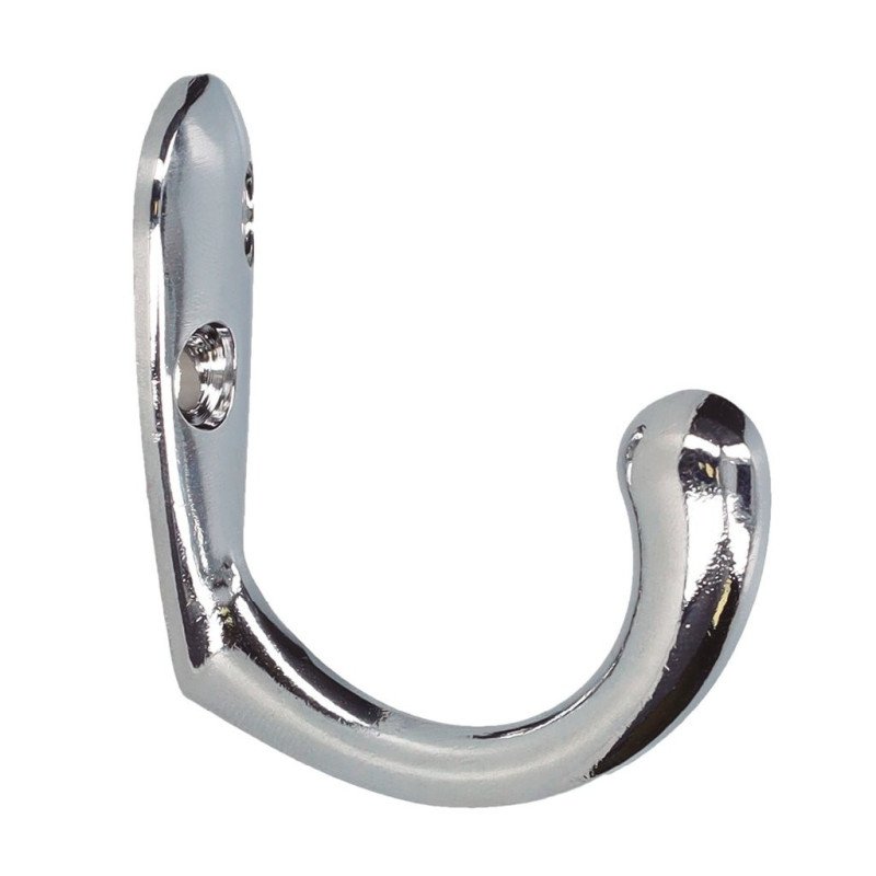 Colgador percha niquel sencillo