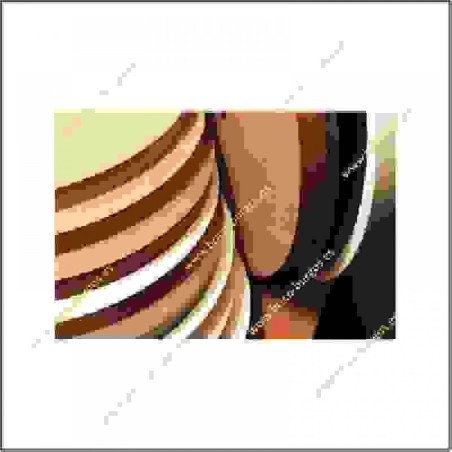 Canto melamina roble -5mtx22mm-