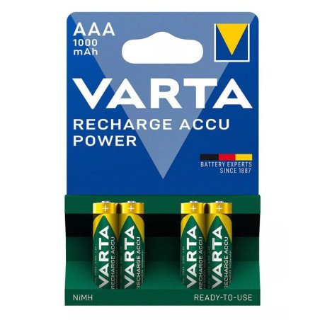 Pila recargable lr-03 aaa 1000mah -ud- varta