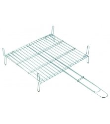 Parrilla doble serie 40 acero cincado 40x45cm