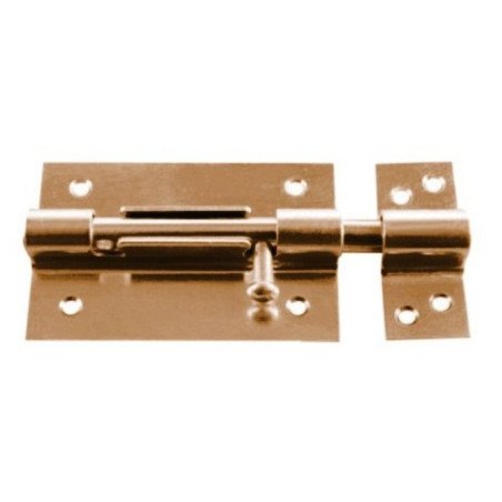 Pasador cerrojo orificio candado 100mm bricomatado