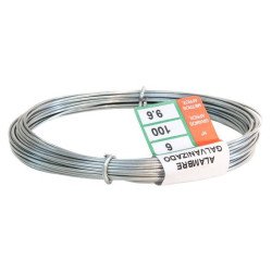 Alambre zincado n° 1, 100 gr, calibre 0,5 mm x 36 m