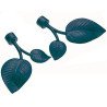 Terminal barra cortina 684-20 negro -2 ud-