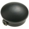 Terminal barra cortina 680-20 negro -2 ud-