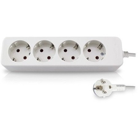 Base multiple 4 tomas con 1.5 mt de cable