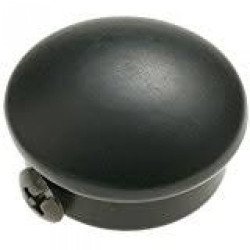 Terminal barra cortina 680-20 negro -2 ud-