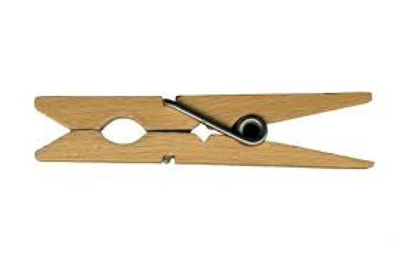Pinza ropa madera 7.5cm -24 ud-