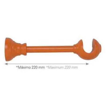 Soporte barra cortina 220 - 150 -teka-
