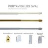 Portavisillos colgar blanco 0.40-0.65mt -2 ud-