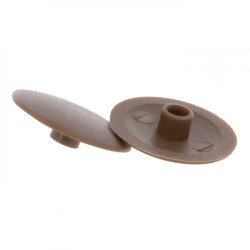 Embellecedor cubre-tornillos mod. 20-17 -marron-