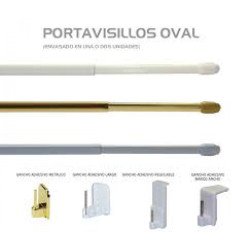 Portavisillos colgar latonado 0.40-0.70mt -2 ud-