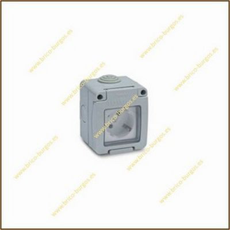 Base schuko estanca ip65 con tt lateral -16a- 250v legrand