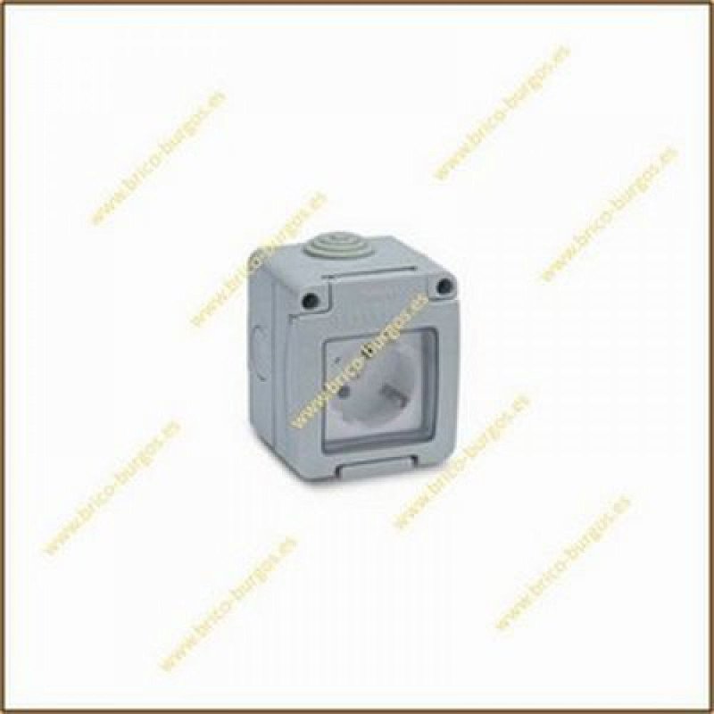 Base schuko estanca ip65 con tt lateral -16a- 250v legrand