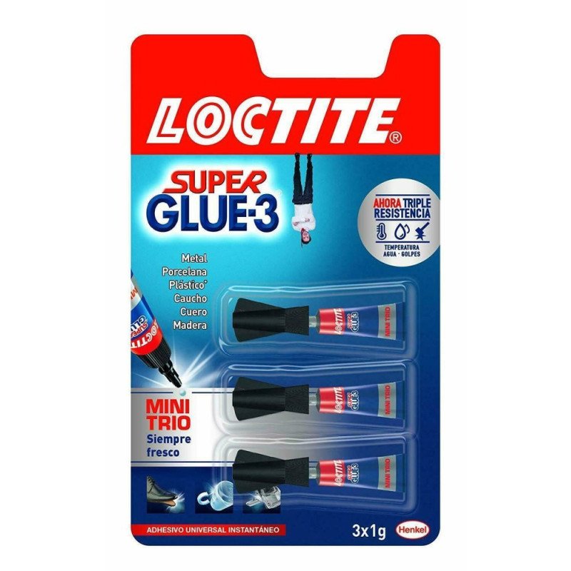 Loctite adhesivo super glue 1gr -mini trio-