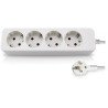 Base multiple 4 tomas con 1.5 mt de cable