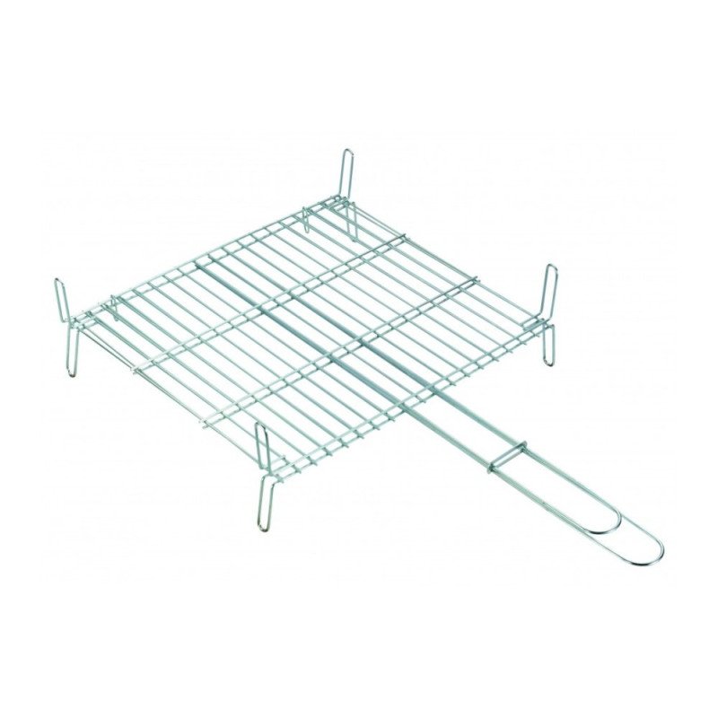Parrilla doble serie 40 acero cincado 40x45cm