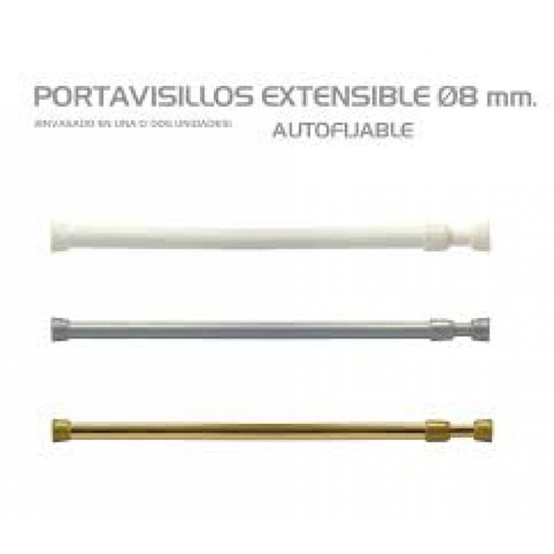 Portavisillos presion blanco 0.60-1.00mt -2 ud-