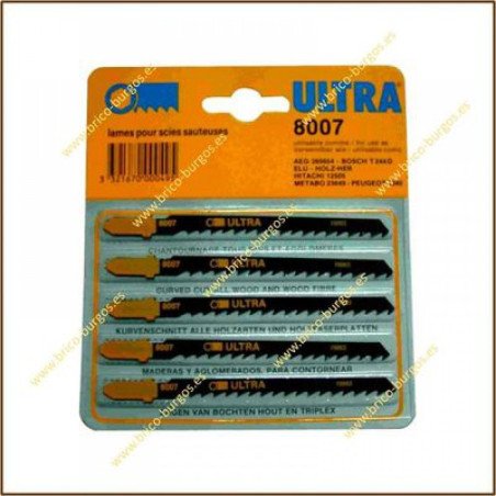 Sierra calar metal bw120af -5 hojas-