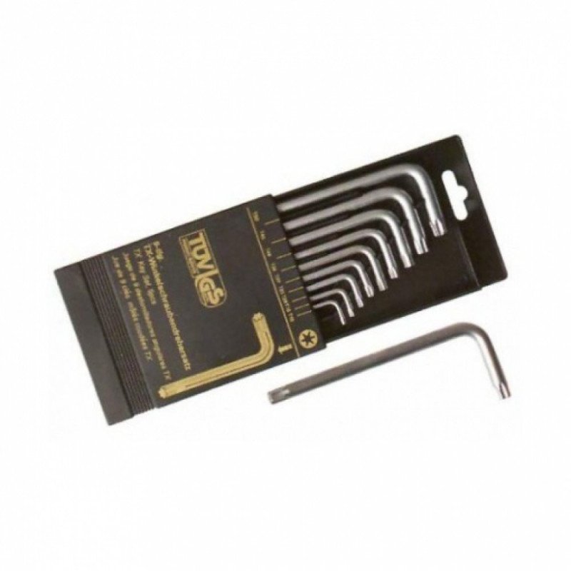 Juego llaves torx -t10 a t50- corta
