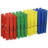 Pinza ropa plastico 7.8cm -24 ud-