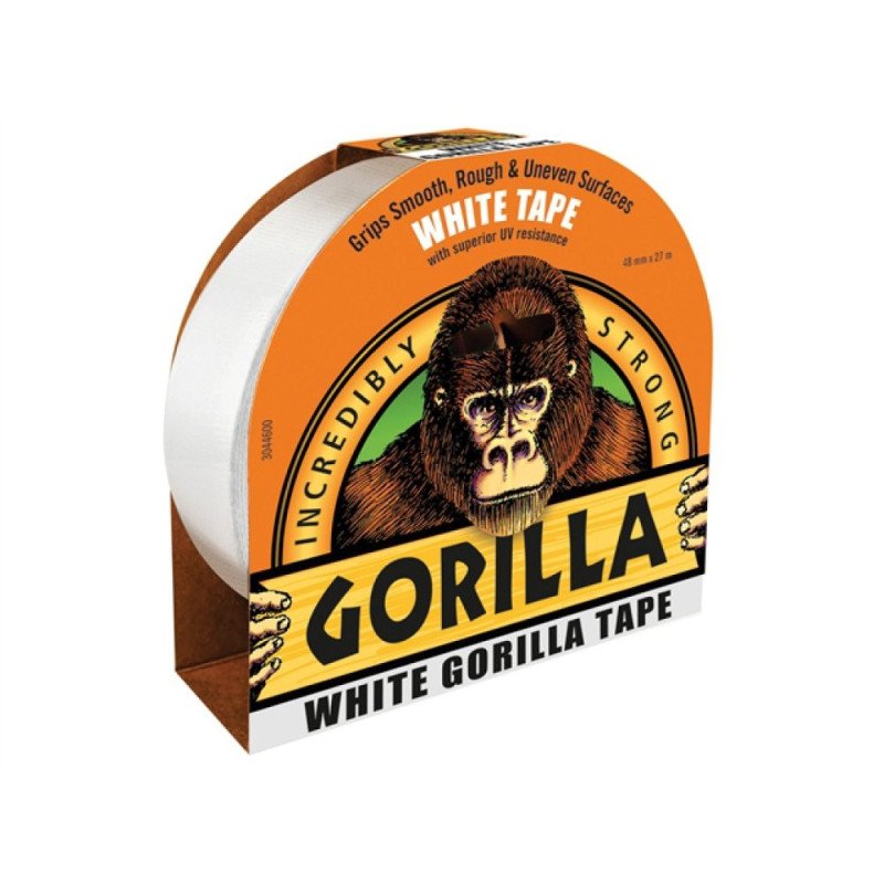 Cinta americana 48.0 mm x 27 mt blanca gorilla
