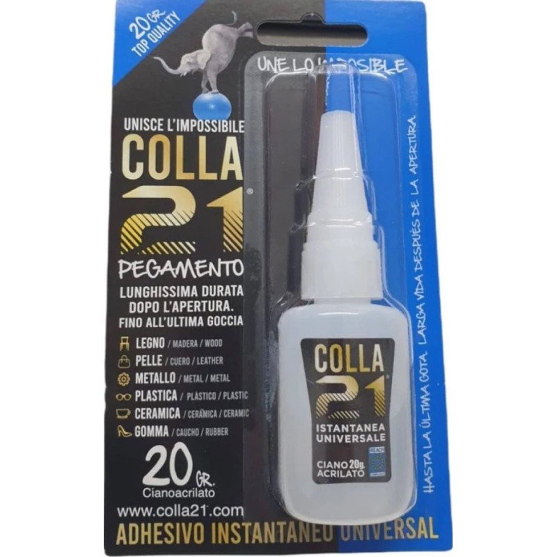 Pegamento cianocrilato 20gr pegamento 21
