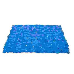Alfombrilla ducha antideslizante 51x51cm -verde-