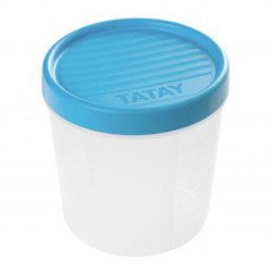 Taper con rosca 1.0lt azul tatay