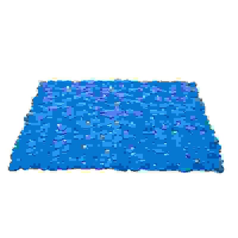 Alfombrilla ducha antideslizante 51x51cm -verde-