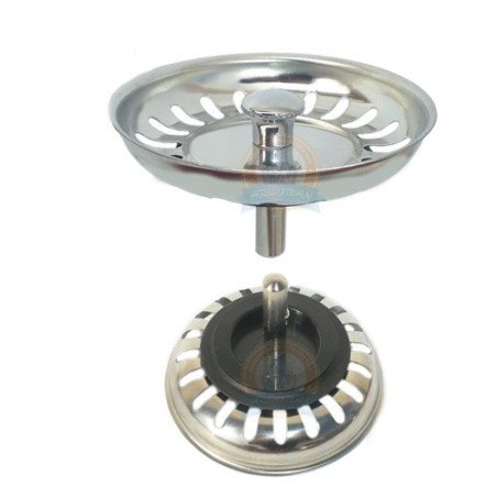 Tapon fregadero 80mm c/cesta inox -1 pincho-