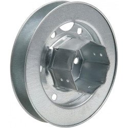 Disco persiana metal eje 42mm cinta 14mm