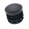 Contera redonda interior ø 22 mm negro -plastico-