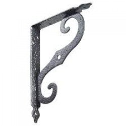 Palomilla ornamental negra 6 150x125mm